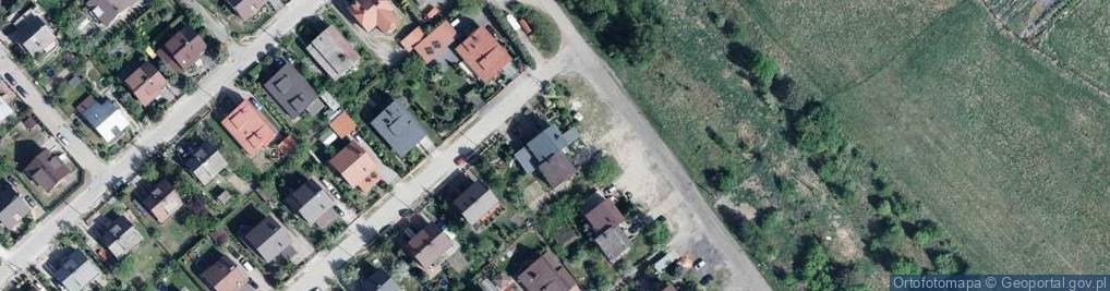 Zdjęcie satelitarne Modrzewiowa ul.