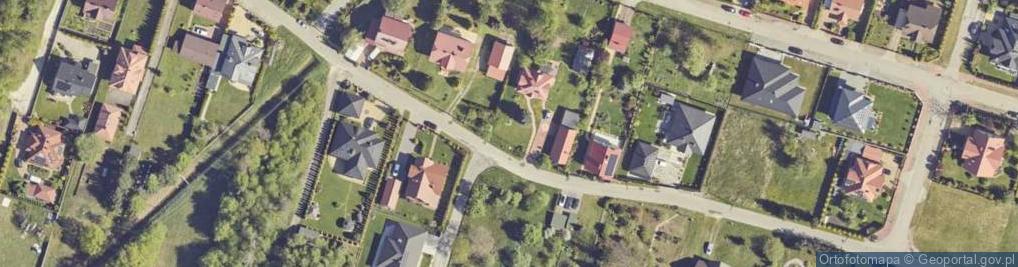 Zdjęcie satelitarne Modelarska ul.