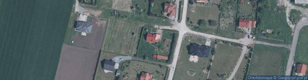 Zdjęcie satelitarne Modrzewiowa ul.