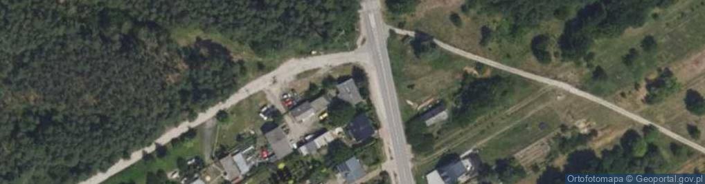 Zdjęcie satelitarne Moczydłów ul.
