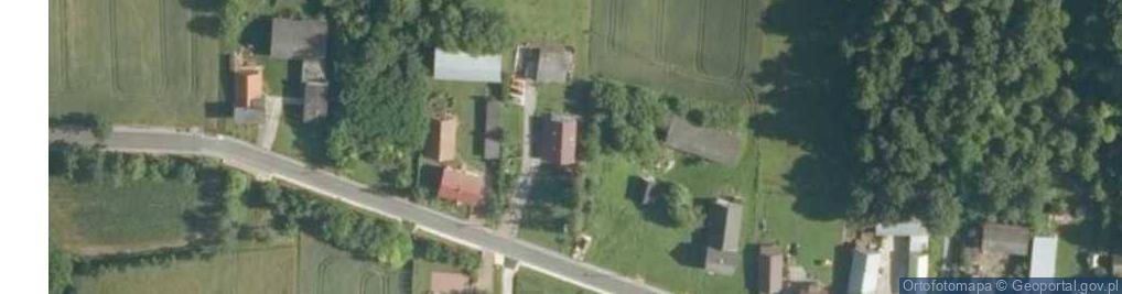 Zdjęcie satelitarne Modrzany ul.