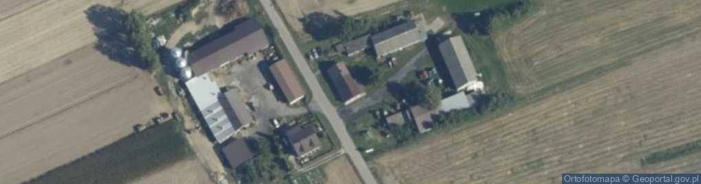 Zdjęcie satelitarne Modrzew ul.