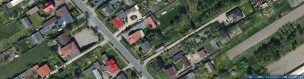 Zdjęcie satelitarne Mokra Prawa ul.