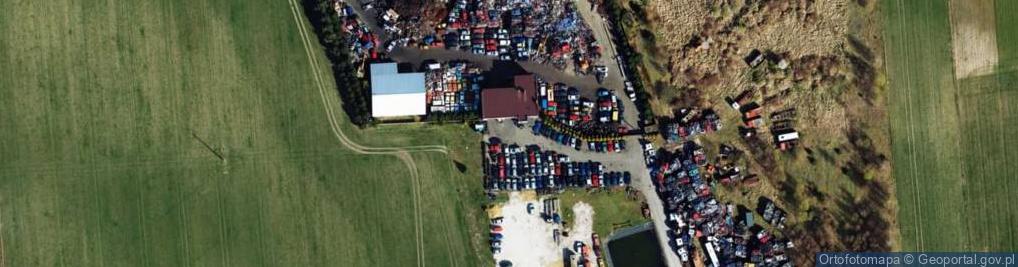 Zdjęcie satelitarne Mokra ul.