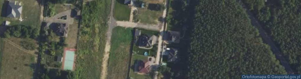 Zdjęcie satelitarne Modrzewiowa ul.