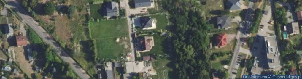 Zdjęcie satelitarne Modrzewiowa ul.