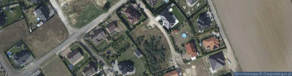 Zdjęcie satelitarne Modrzewiowa ul.