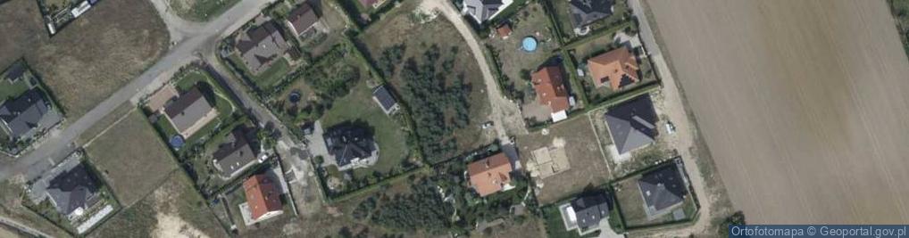 Zdjęcie satelitarne Modrzewiowa ul.