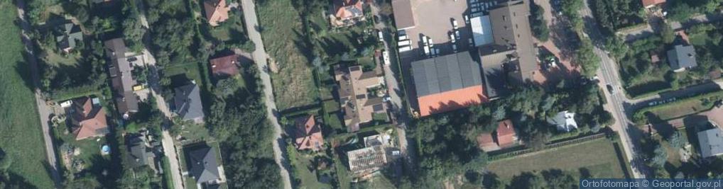 Zdjęcie satelitarne Modrzewiowa ul.
