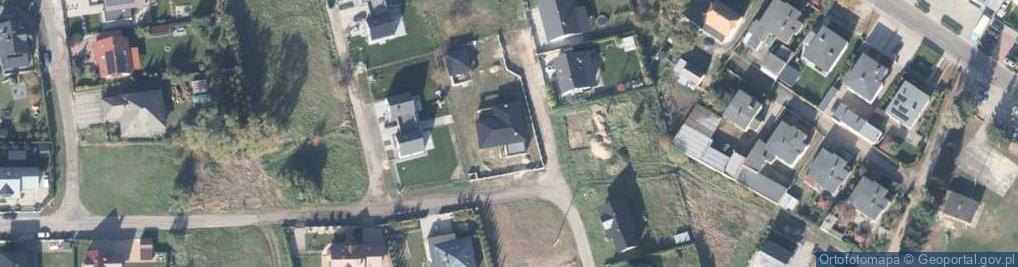 Zdjęcie satelitarne Modrzewiowa ul.