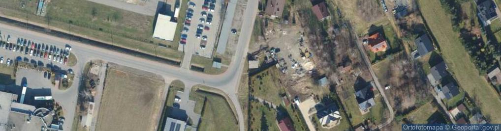 Zdjęcie satelitarne Mokra ul.