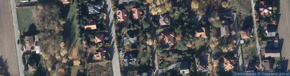 Zdjęcie satelitarne Modrzewiowa ul.