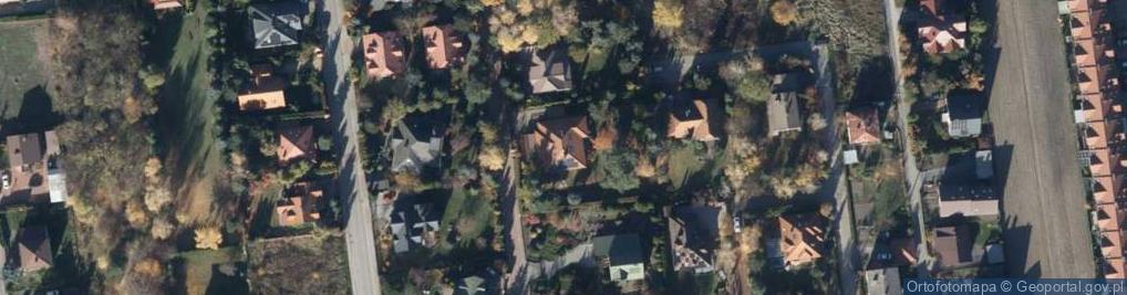 Zdjęcie satelitarne Modrzewiowa ul.