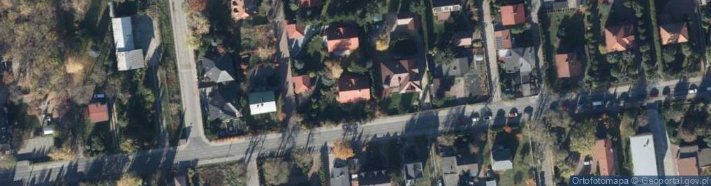 Zdjęcie satelitarne Modrzewiowa ul.