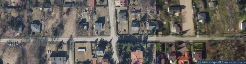 Zdjęcie satelitarne Modrzewiowa ul.