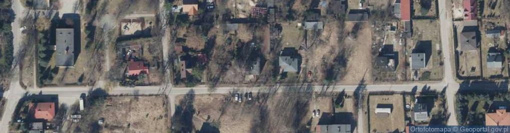Zdjęcie satelitarne Modrzewiowa ul.