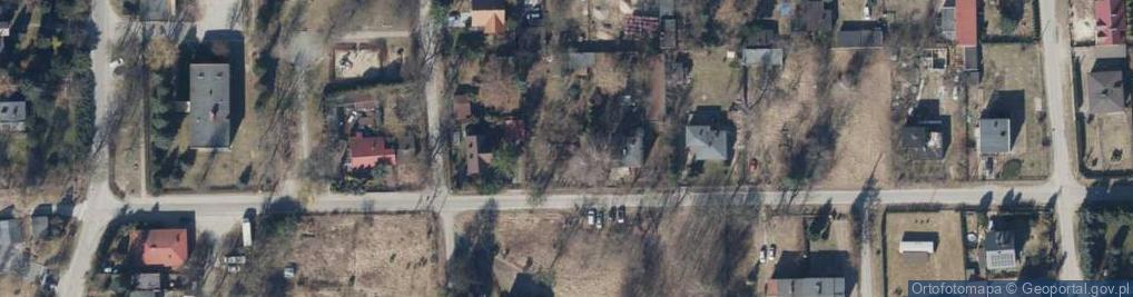 Zdjęcie satelitarne Modrzewiowa ul.