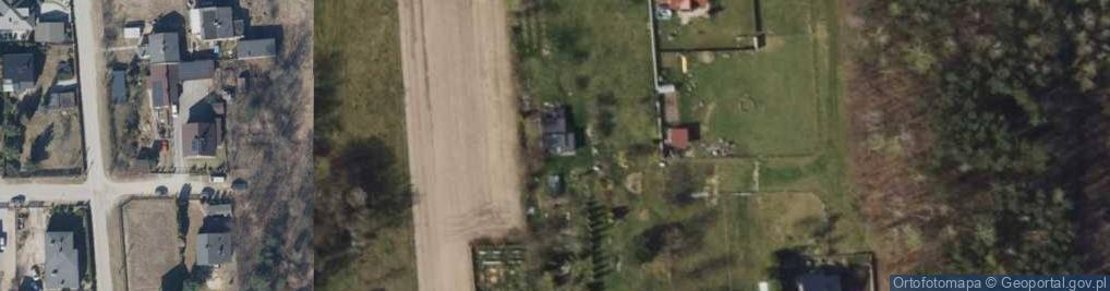 Zdjęcie satelitarne Modrzewiowa ul.