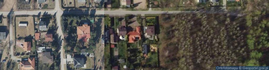 Zdjęcie satelitarne Modrzewiowa ul.