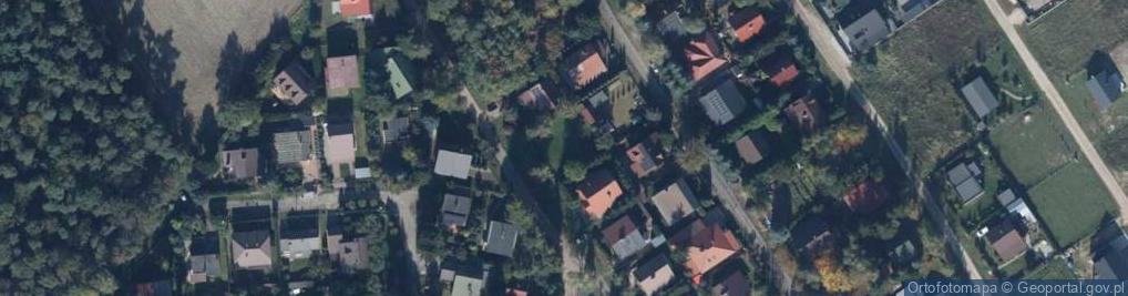 Zdjęcie satelitarne Modrzewiowa ul.