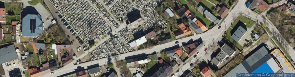 Zdjęcie satelitarne Moniuszki Stanisława ul.