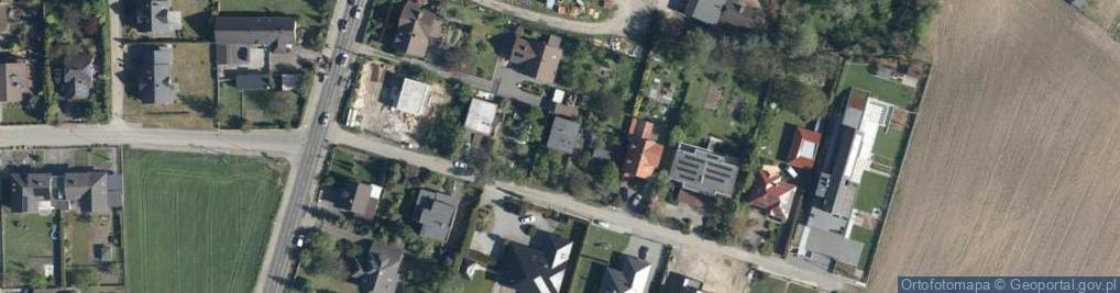 Zdjęcie satelitarne Modrzewiowa ul.