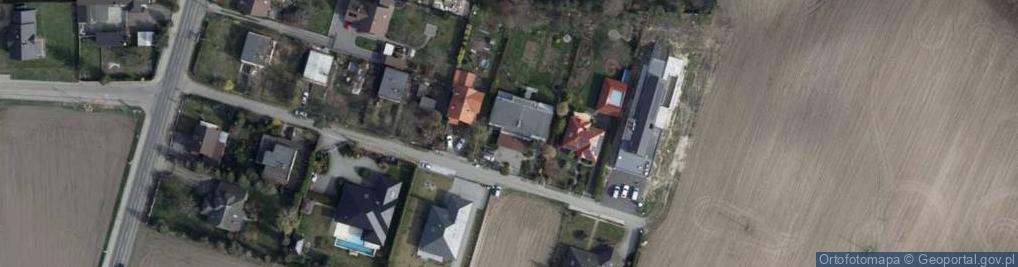 Zdjęcie satelitarne Modrzewiowa ul.