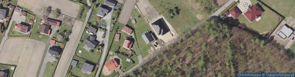 Zdjęcie satelitarne Modrzewiowa ul.