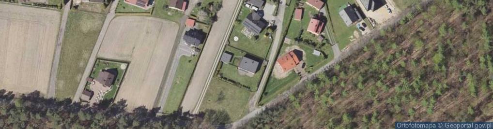 Zdjęcie satelitarne Modrzewiowa ul.