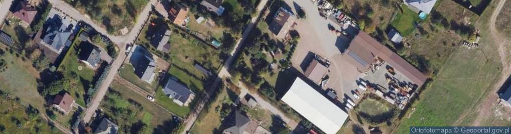 Zdjęcie satelitarne Modrzewiowa ul.