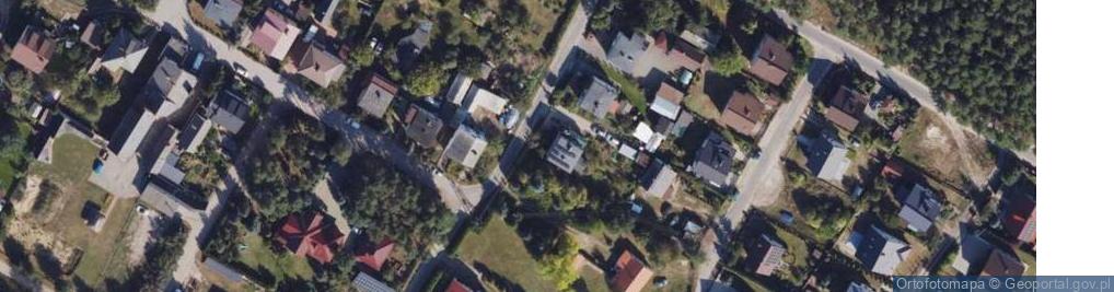 Zdjęcie satelitarne Modrzewiowa ul.