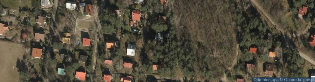 Zdjęcie satelitarne Modrzewiowa ul.