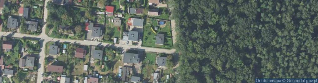 Zdjęcie satelitarne Modrzewiowa ul.