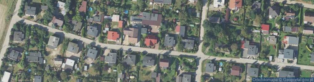 Zdjęcie satelitarne Modrzewiowa ul.