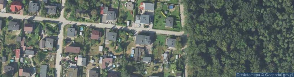 Zdjęcie satelitarne Modrzewiowa ul.