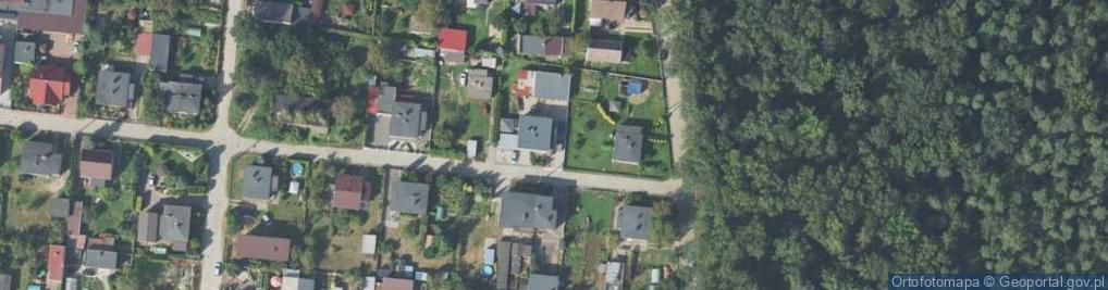 Zdjęcie satelitarne Modrzewiowa ul.