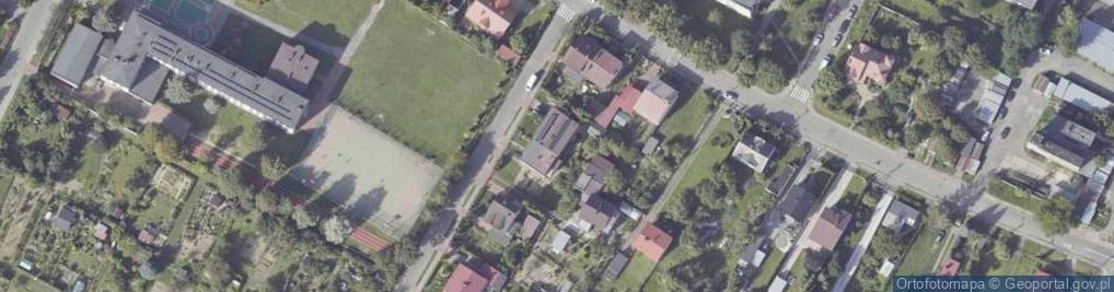 Zdjęcie satelitarne Modra ul.