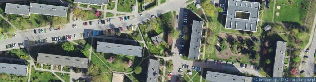 Zdjęcie satelitarne Mokra ul.
