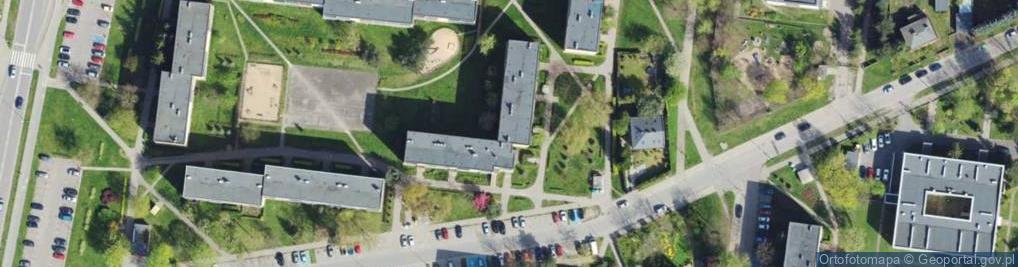 Zdjęcie satelitarne Mokra ul.