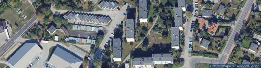 Zdjęcie satelitarne Mogileńska ul.