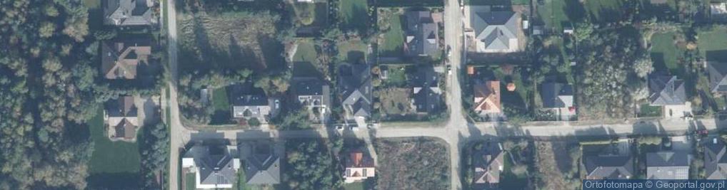 Zdjęcie satelitarne Modrzewiowa ul.