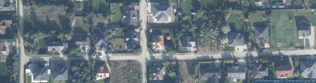 Zdjęcie satelitarne Modrzewiowa ul.