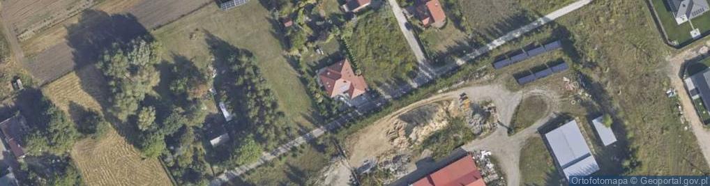 Zdjęcie satelitarne Modrzewiowa ul.
