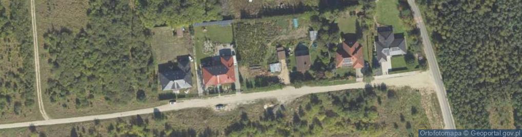 Zdjęcie satelitarne Modrzewiowa ul.