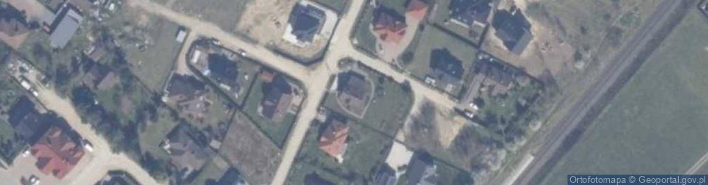 Zdjęcie satelitarne Modrzewiowa ul.