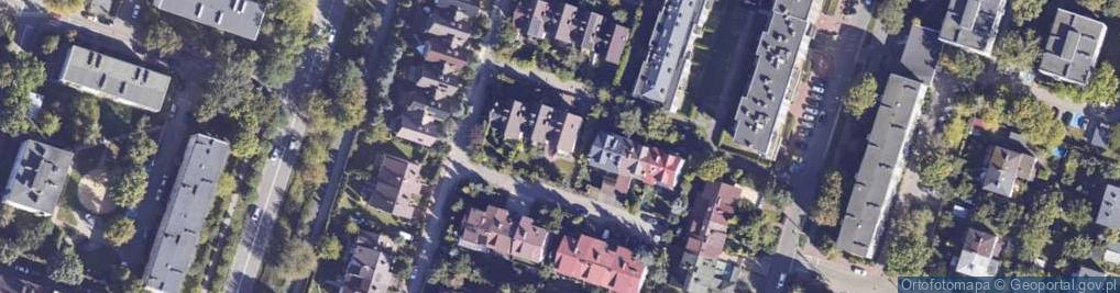 Zdjęcie satelitarne Modrzewiowa ul.
