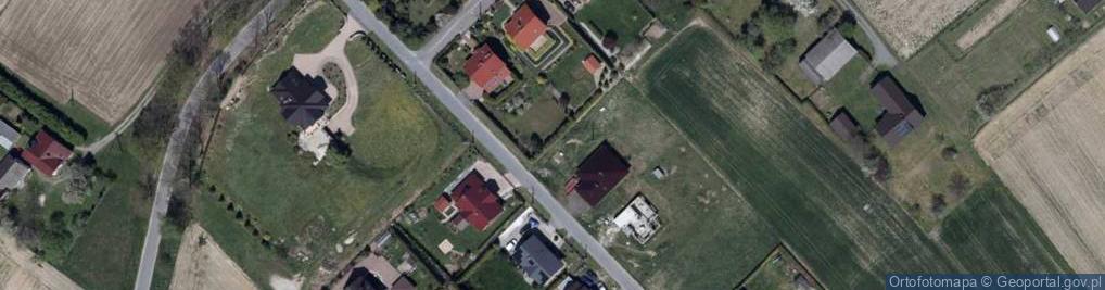Zdjęcie satelitarne Modrzewiowa ul.