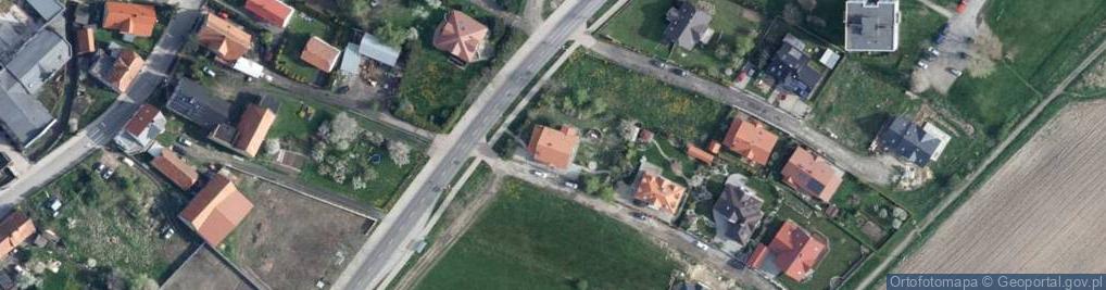 Zdjęcie satelitarne Modrzewiowa ul.