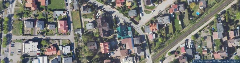 Zdjęcie satelitarne Modrzewiowa ul.