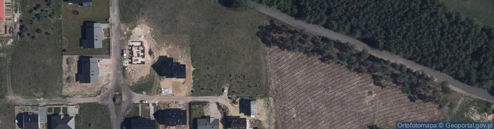 Zdjęcie satelitarne Modrzewiowa ul.